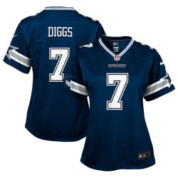 Trevon Diggs Dallas Cowboys Girls Game Navy Jersey - Youth
