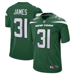 Craig James New York Jets Player Game Gotham Green Jersey - Men