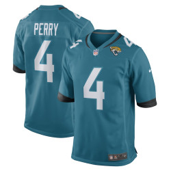 E.J. Perry Jacksonville Jaguars Player Game Teal Jersey - Men E.J. Perry Jacksonville Jaguars Player Game Teal Jersey - Men