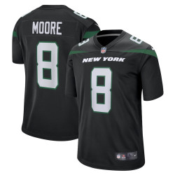 Elijah Moore New York Jets Game Stealth Black Jersey - Men