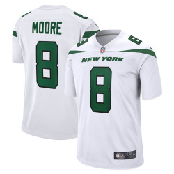 Elijah Moore New York Jets Game White Jersey - Men