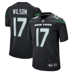 Garrett Wilson New York Jets Alternate Player Game Stealth Black Jersey - Men