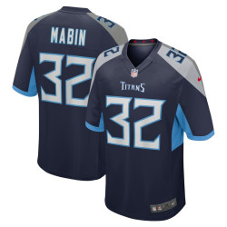 Greg Mabin Tennessee Titans Home Player Game Navy Jersey - Men