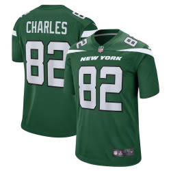Irvin Charles New York Jets Player Game Gotham Green Jersey - Men