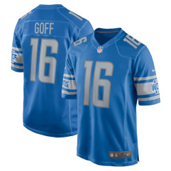 Jared Goff Detroit Lions Player Game Blue Jersey - Men