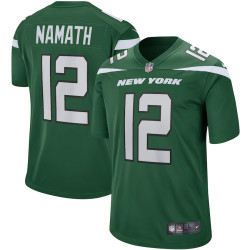 Joe Namath New York Jets Game Retired Player Gotham Green Jersey - Men