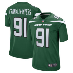John Franklin-Myers New York Jets Game Gotham Green Jersey - Men