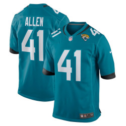 Josh Allen Jacksonville Jaguars Game Teal Jersey - Men Josh Allen Jacksonville Jaguars Game Teal Jersey - Men