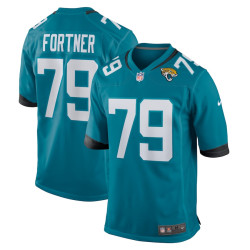 Luke Fortner Jacksonville Jaguars Game Teal Jersey - Men Luke Fortner Jacksonville Jaguars Game Teal Jersey - Men