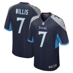 Malik Willis Tennessee Titans Player Game Navy Jersey - Men