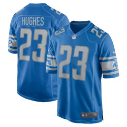 Mike Hughes Detroit Lions Game Blue Jersey - Men