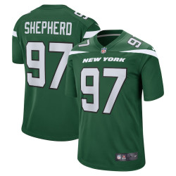 Nathan Shepherd New York Jets Game Gotham Green Jersey - Men