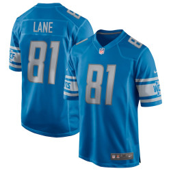 Night Train Lane Detroit Lions Game Retired Player Blue Jersey - Men