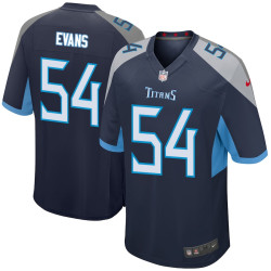 Rashaan Evans Tennessee Titans Player Game Navy Jersey - Men