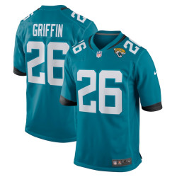 Shaquill Griffin Jacksonville Jaguars Game Teal Jersey - Men Shaquill Griffin Jacksonville Jaguars Game Teal Jersey - Men