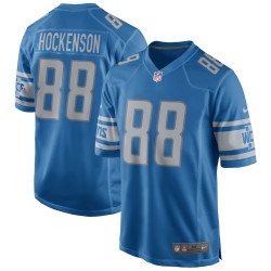 T.J. Hockenson Detroit Lions Game Blue Jersey - Men