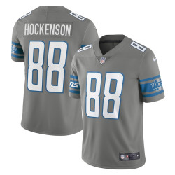 T.J. Hockenson Detroit Lions Vapor Limited Steel Jersey - Men