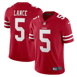 Trey Lance San Francisco 49ers Vapor Limited Player Scarlet Jersey - Men