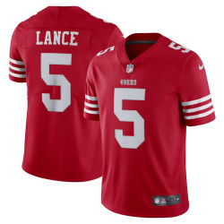 Trey Lance San Francisco 49ers Vapor Limited Scarlet Jersey - Men