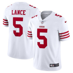 Trey Lance San Francisco 49ers Vapor Limited White Jersey - Men