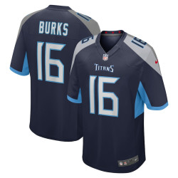 Treylon Burks Tennessee Titans Player Game Navy Jersey - Men