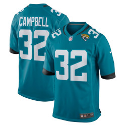 Tyson Campbell Jacksonville Jaguars Game Teal Jersey - Men Tyson Campbell Jacksonville Jaguars Game Teal Jersey - Men
