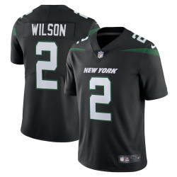 Zach Wilson New York Jets Vapor Limited Stealth Black Jersey - Men