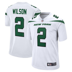 Zach Wilson New York Jets White Game White Jersey - Men
