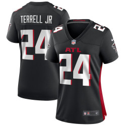 A.J. Terrell Jr. Atlanta Falcons Game Black Jersey - Women