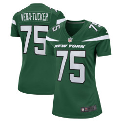 Alijah Vera-Tucker New York Jets Player Game Gotham Green Jersey - Women