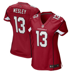 Antoine Wesley Arizona Cardinals Player Game Cardinal Jersey - Women