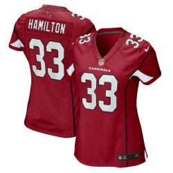 Antonio Hamilton Arizona Cardinals Game Cardinal Jersey - Women