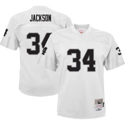 Bo Jackson Las Vegas Raiders Mitchell & Ness 1988 Retired Player Legacy White Jersey - Youth