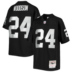 Charles Woodson Las Vegas Raiders Mitchell & Ness 1998 Legacy Retired Player Black Jersey - Youth