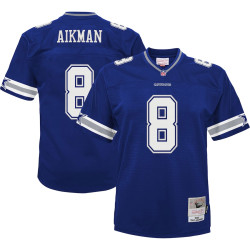 Troy Aikman Dallas Cowboys Mitchell & Ness Retired Player Legacy Navy Jersey - Youth