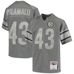 Troy Polamalu Pittsburgh Steelers Mitchell & Ness 2005 Retired Player Metal Replica Charcoal Jersey - Youth