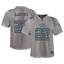 Christian McCaffrey Carolina Panthers Atmosphere Game Gray Jersey - Youth