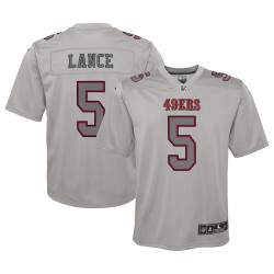 Trey Lance San Francisco 49ers Atmosphere Game Gray Jersey - Youth
