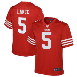 Trey Lance San Francisco 49ers Game Scarlet Jersey - Youth
