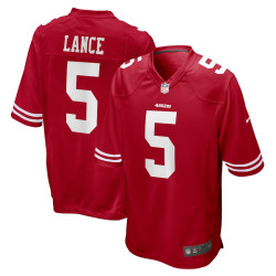 Trey Lance San Francisco 49ers Player Game Scarlet Jersey - Youth