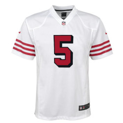 Trey Lance San Francisco 49ers Alternate Game White Jersey - Youth