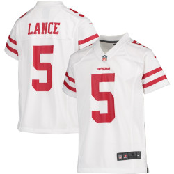 Trey Lance San Francisco 49ers Player Game White Jersey - Youth