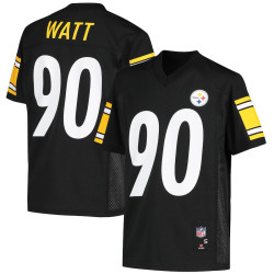 T.J. Watt Pittsburgh Steelers Replica Player Black Jersey - Youth