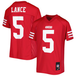 Trey Lance San Francisco 49ers Team Replica Player Scarlet Jersey - Youth