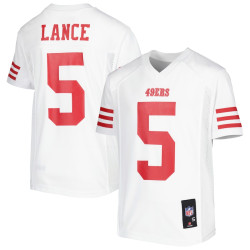 Trey Lance San Francisco 49ers Team Replica Player White Jersey - Youth
