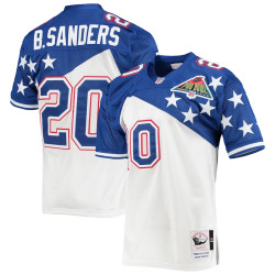 Barry Sanders NFC Mitchell & Ness 1994 Pro Bowl Authentic White/Blue Jersey - Men