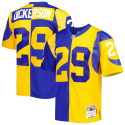 Eric Dickerson Los Angeles Rams Mitchell & Ness 1984 Split Legacy Replica Royal/Gold Jersey - Men