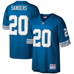 Barry Sanders Detroit Lions Mitchell & Ness 1996 Retired Player Replica Blue Jersey - Men