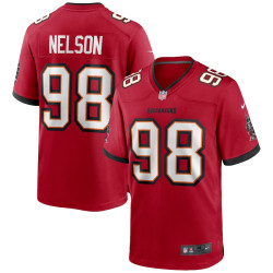 Anthony Nelson Tampa Bay Buccaneers Game Red Jersey - Men