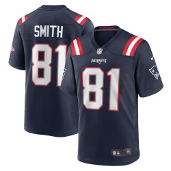 Jonnu Smith New England Patriots Game Navy Jersey - Men Jonnu Smith New England Patriots Game Navy Jersey - Men